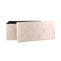 Panca contenitore multiuso effetto velluto 76x37,5x38cm Makino Vendita
