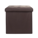 Pouf contenitore quadrato multiuso 38x38xh.38cm Zilkov 