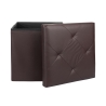 Pouf contenitore quadrato multiuso 38x38xh.38cm Zilkov Catalogo