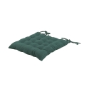 Cuscino per sedie cucina con laccetti 40x40 cm effetto lino Alara 