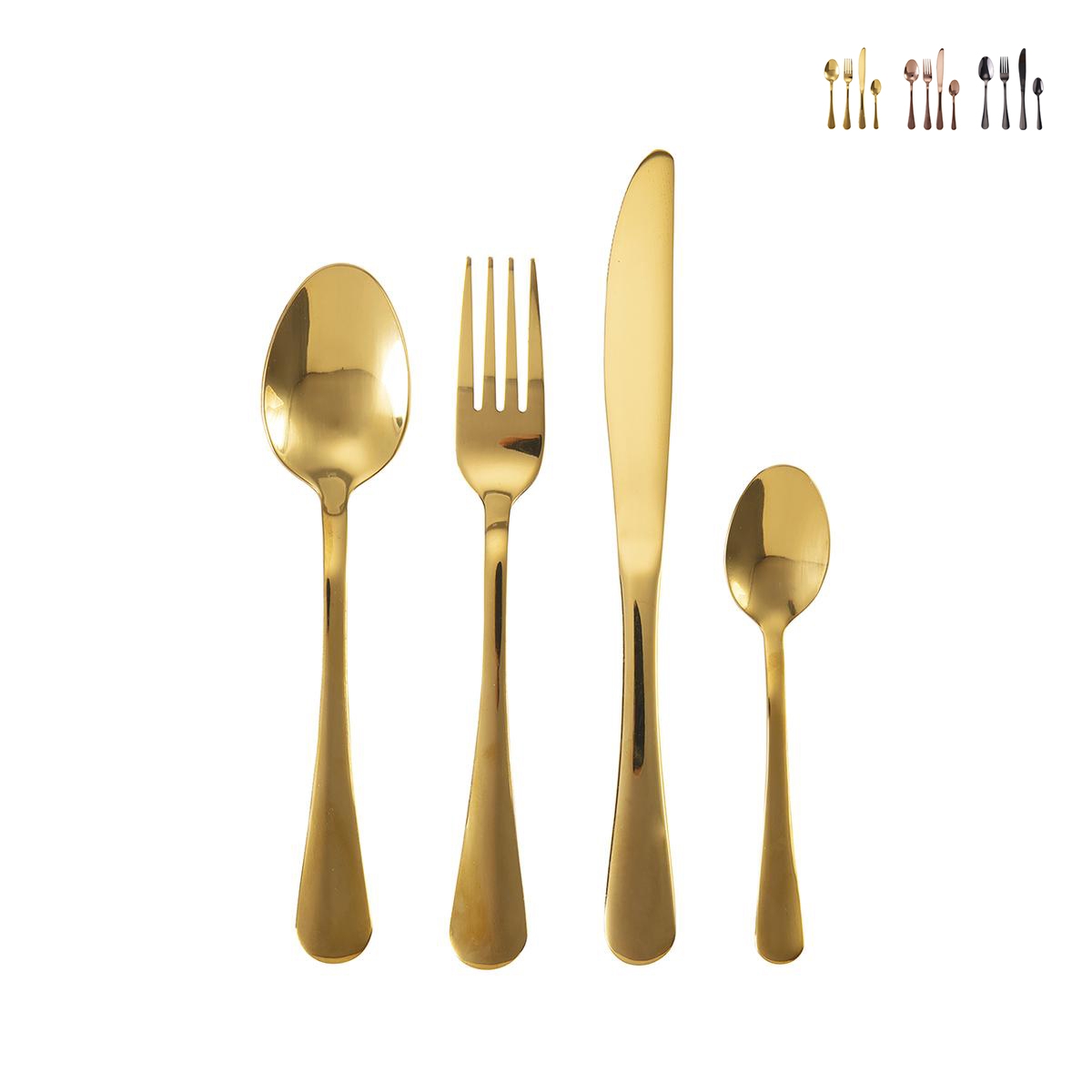 Set 24 posate in acciaio inox 18/0 finitura lucida 5th Avenue Promozione Set 24 posate in acciaio inox 18/0 finitura lucida 5th Avenue Promozione