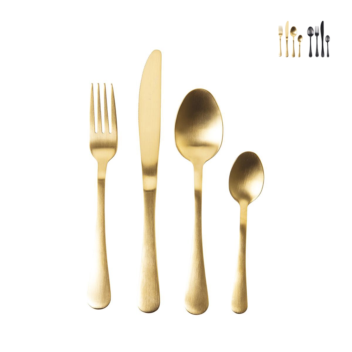 Set 16 posate in acciaio inox 18/0 finitura satinata 5th Avenue Promozione Set 16 posate in acciaio inox 18/0 finitura satinata 5th Avenue Promozione