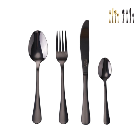Set 16 posate in acciaio inox 18/0 finitura lucida 5th Avenue Promozione