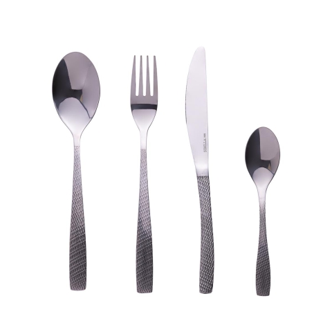 Set 24 posate in acciaio inox 18/0 silver satinato Alyson Promozione