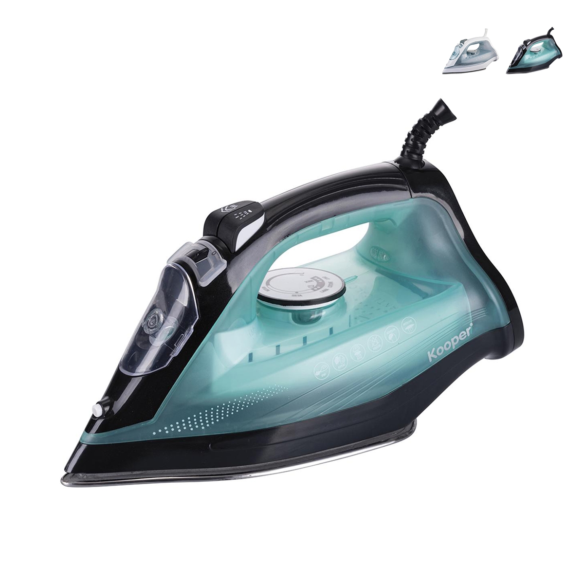 Ferro da stiro a vapore piastra in acciaio inox 2600W Electra Promozione Ferro da stiro a vapore piastra in acciaio inox 2600W Electra Promozione