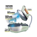 Ferro da stiro a vapore con caldaia 850ml piastra in acciaio Hekka Catalogo