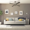 Ventilatore da soffitto con luce e telecomando silenzioso Windy Vendita