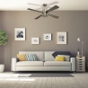 Ventilatore da soffitto con luce e telecomando silenzioso Windy Vendita