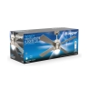 Ventilatore da soffitto con luce e telecomando silenzioso Windy Sconti