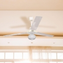 Ventilatore da soffitto con luce 3 pale 5 velocità Windy Vendita