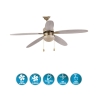 Ventilatore da soffitto con luce 5 pale funzione reverse Windy Catalogo