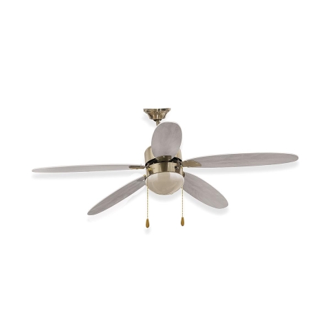 Ventilatore da soffitto con luce 5 pale funzione reverse Windy Promozione