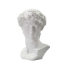 Scultura decorativa testa uomo in resina 44x35,5x60cm David Catalogo