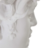 Scultura decorativa testa uomo in resina 44x35,5x60cm David Scelta