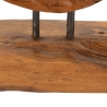 Scultura etnica decorativa in legno teak fatto a mano Coin Sconti