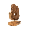 Scultura in legno teak fatta a mano in stile etnico Bintang Offerta