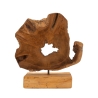 Scultura in legno teak fatta a mano in stile etnico Bintang Catalogo