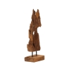 Scultura artigianale decorativa in legno teak stile etnico Rakat Offerta