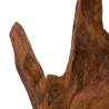 Scultura stile etnico in legno teak scolpita a mano Taka Catalogo