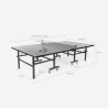 Tavolo ping pong 274x152,5cm interno esterno professionale pieghevole completo Ace 