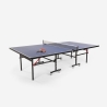 Tavolo ping pong 274x152,5cm professionale pieghevole con tendirete racchette palline Booster Promozione