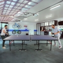 Tavolo ping pong 274x152,5cm professionale pieghevole con tendirete racchette palline Booster Saldi