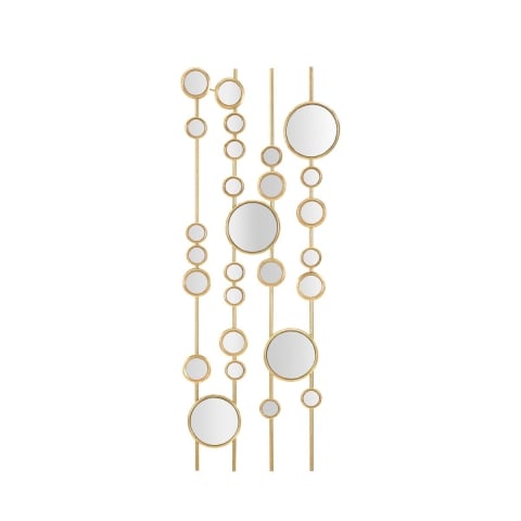 Pannello decorativo design geometrico con specchi dorati Gloss Promozione