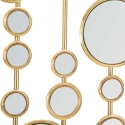 Pannello decorativo design geometrico con specchi dorati Gloss Offerta