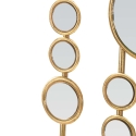 Pannello decorativo design geometrico con specchi dorati Gloss Saldi