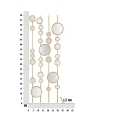 Pannello decorativo design geometrico con specchi dorati Gloss Catalogo
