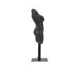 Statuetta scultura decorativa busto donna in resina nero Afrodite Offerta
