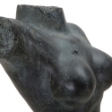 Statuetta scultura decorativa busto donna in resina nero Afrodite Saldi