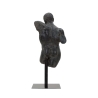 Statuetta busto uomo scultura in resina nera Ercole Catalogo