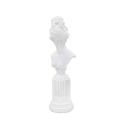 Statuetta scultura busto donna classica in resina bianca Era Offerta