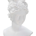 Statuetta scultura busto donna classica in resina bianca Era Saldi