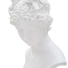 Statuetta scultura busto donna classica in resina bianca Era Catalogo