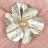Pannello decorativo 3D da parete con fiori e foglie 93x7,5x53cm Softy Offerta