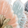 Pannello decorativo 3D da parete con fiori e foglie 93x7,5x53cm Softy Saldi