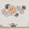 Pannello decorativo 3D da parete con fiori e foglie 93x7,5x53cm Softy Vendita