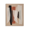 Quadro astratto dipinto su tela geometrico boho chic 100x80 cm Naruk Promozione