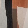 Quadro astratto dipinto su tela geometrico boho chic 100x80 cm Naruk Offerta
