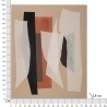 Quadro astratto dipinto su tela geometrico boho chic 100x80 cm Naruk Catalogo