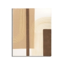 Quadro astratto su tela dipinto in stile boho chic 100x80 cm Lofty Promozione
