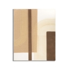 Quadro astratto su tela dipinto in stile boho chic 100x80 cm Lofty Promozione