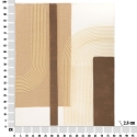Quadro astratto su tela dipinto in stile boho chic 100x80 cm Lofty Catalogo