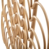 Pannello decorativo parete effetto bamboo ventaglio 160x80 cm Panama Offerta
