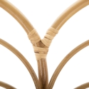 Pannello decorativo parete effetto bamboo ventaglio 160x80 cm Panama Sconti