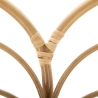 Pannello decorativo parete effetto bamboo ventaglio 160x80 cm Panama Sconti