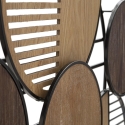 Pannello decorativo da parete legno metallo boho chic 134x69cm Woody Saldi