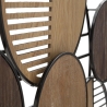 Pannello decorativo da parete legno metallo boho chic 134x69cm Woody Saldi